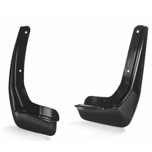 Set 2 aparatori noroi spate, Skoda Kamiq, negru, plastic