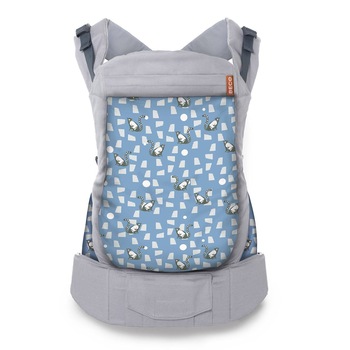 Marsupiu Toddler Lemur Marine, Beco, Bumbac, Gri/Albastru, 1+ ani Marsupiu Toddler Lemur Marine, Beco, Bumbac, Gri/Albastru, 1+ ani