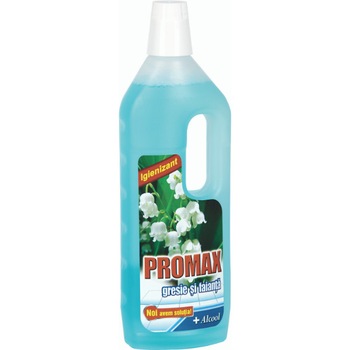 Solutie curatat gresie si faianta, Promax, Parfum de lacramioare - 750 ml Solutie curatat gresie si faianta, Promax, Parfum de lacramioare - 750 ml