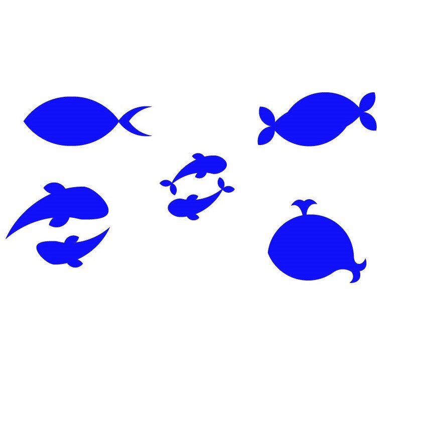 Set Decoratiune camera bebe - Pesti - Albastru