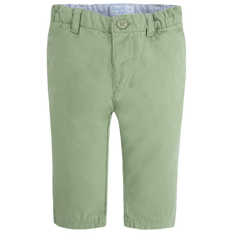 Pantaloni, Mayoral, bebe baiat, verde, 6-9 luni