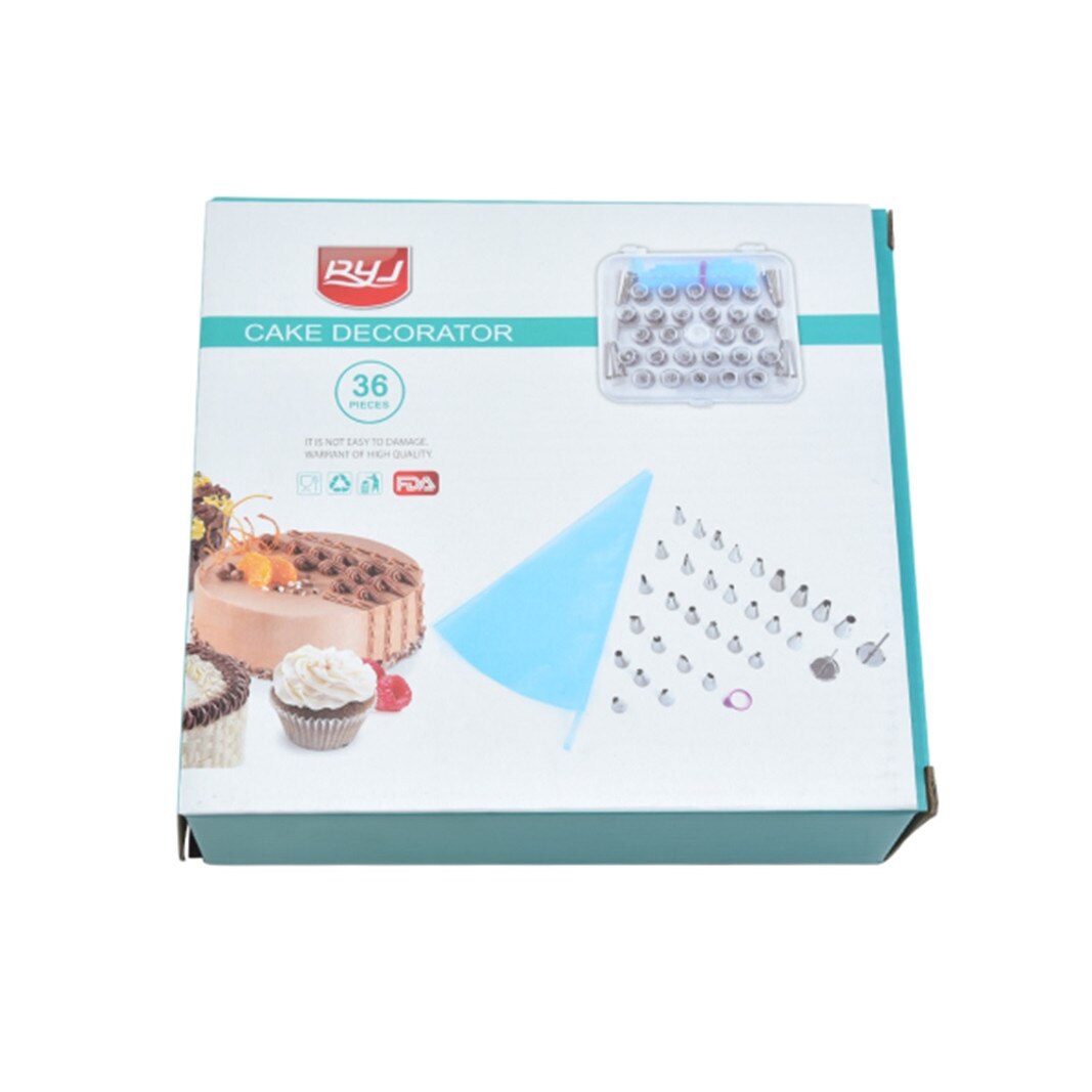 Set 36 piese pentru decorat torturi si prajituri