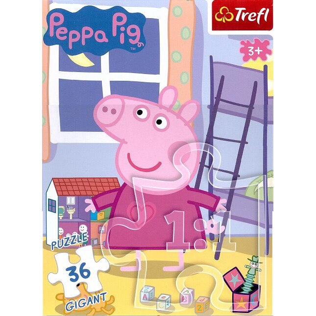 lost heart Horizontal total Puzzle Trefl Gigant Peppa Pig,36 piese - eMAG.ro