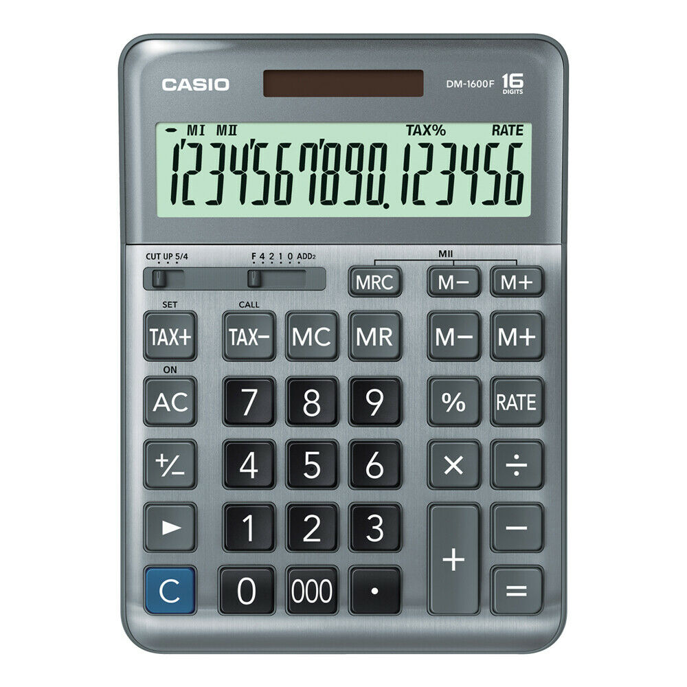 Calculator de birou Casio, DM-1600F