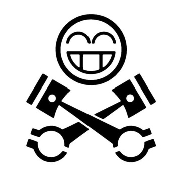 Sticker decorativ auto, smiley face, 9x10cm Sticker decorativ auto, smiley face, 9x10cm