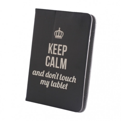 Husa Universala Tableta, 9-10'', Paramount, Keep Calm, Negru