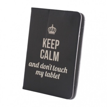 Husa Universala Tableta, 9-10'', Paramount, Keep Calm, Negru Husa Universala Tableta, 9-10'', Paramount, Keep Calm, Negru