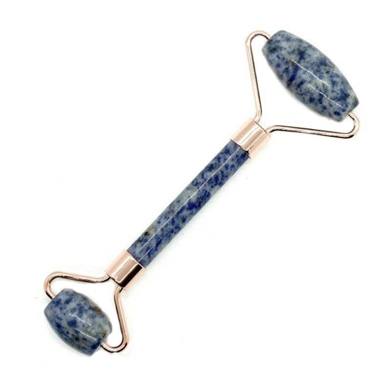 Rola dubla din sodalit pentru masaj, 15 cm