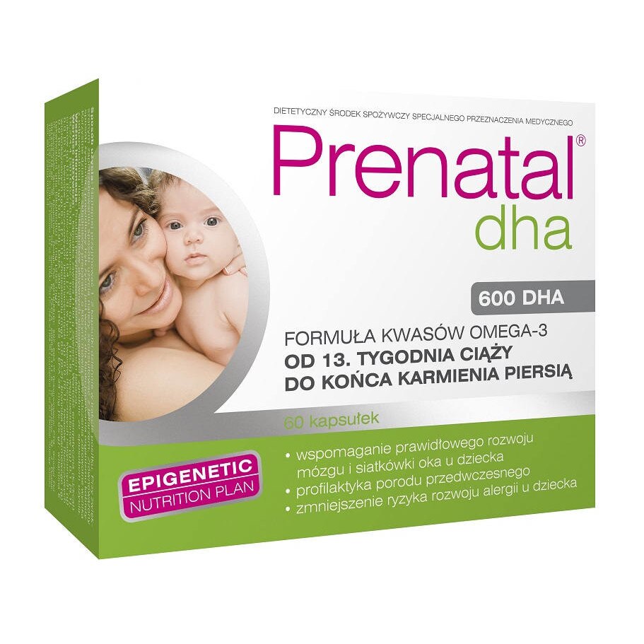 Supliment alimentar NutroPharma Prenatal DHA, 60 capsule