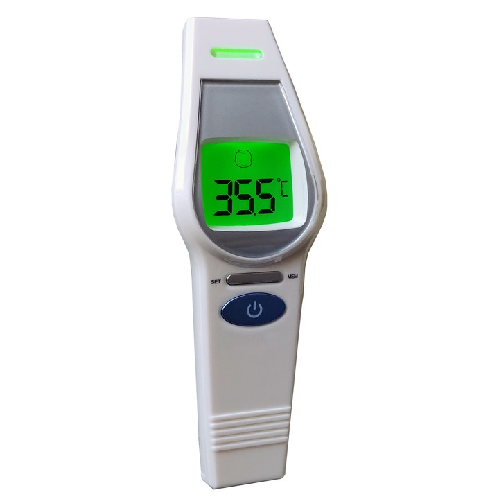 Termometru Certificat Alpha Med, Digital, Infrarosu, 1s