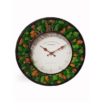 Ceas decorativ cu licheni, multicolor, 40cm Ceas decorativ cu licheni, multicolor, 40cm