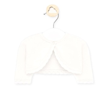 Cardigan ceremonie fetita, Mayoral, alb, 18 luni (86 cm) Cardigan ceremonie fetita, Mayoral, alb, 18 luni (86 cm)