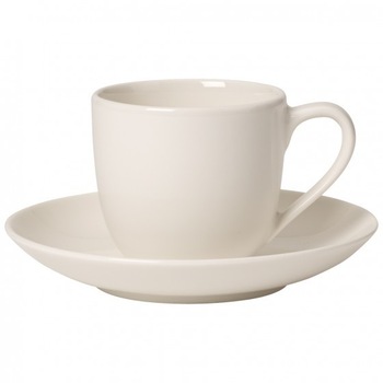 Set ceasca 100 ml si farfurie 12 cm espresso, For me, Villeroy&Boch Set ceasca 100 ml si farfurie 12 cm espresso, For me, Villeroy&Boch