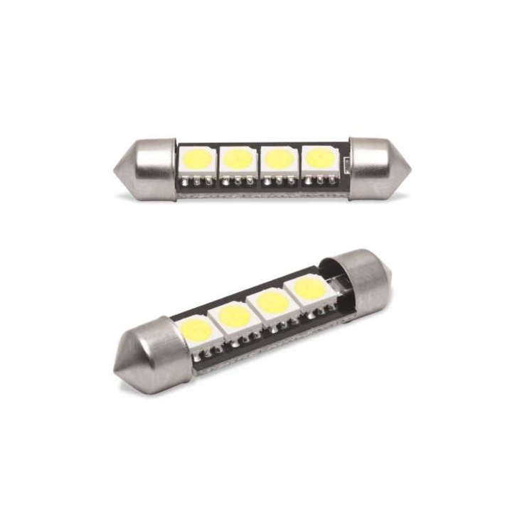 Bec LED CAN107 Canbus - 3W Sofit 39 mm, 72 lumen