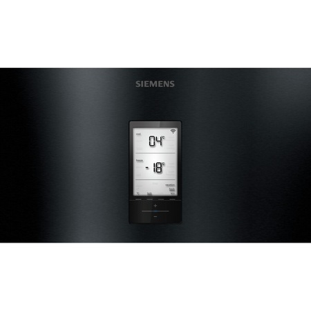 Combina frigorifica SIEMENS iQ500 KG39NAXDB, A+++, NoFrost, 366 l, 203 cm, inox negru