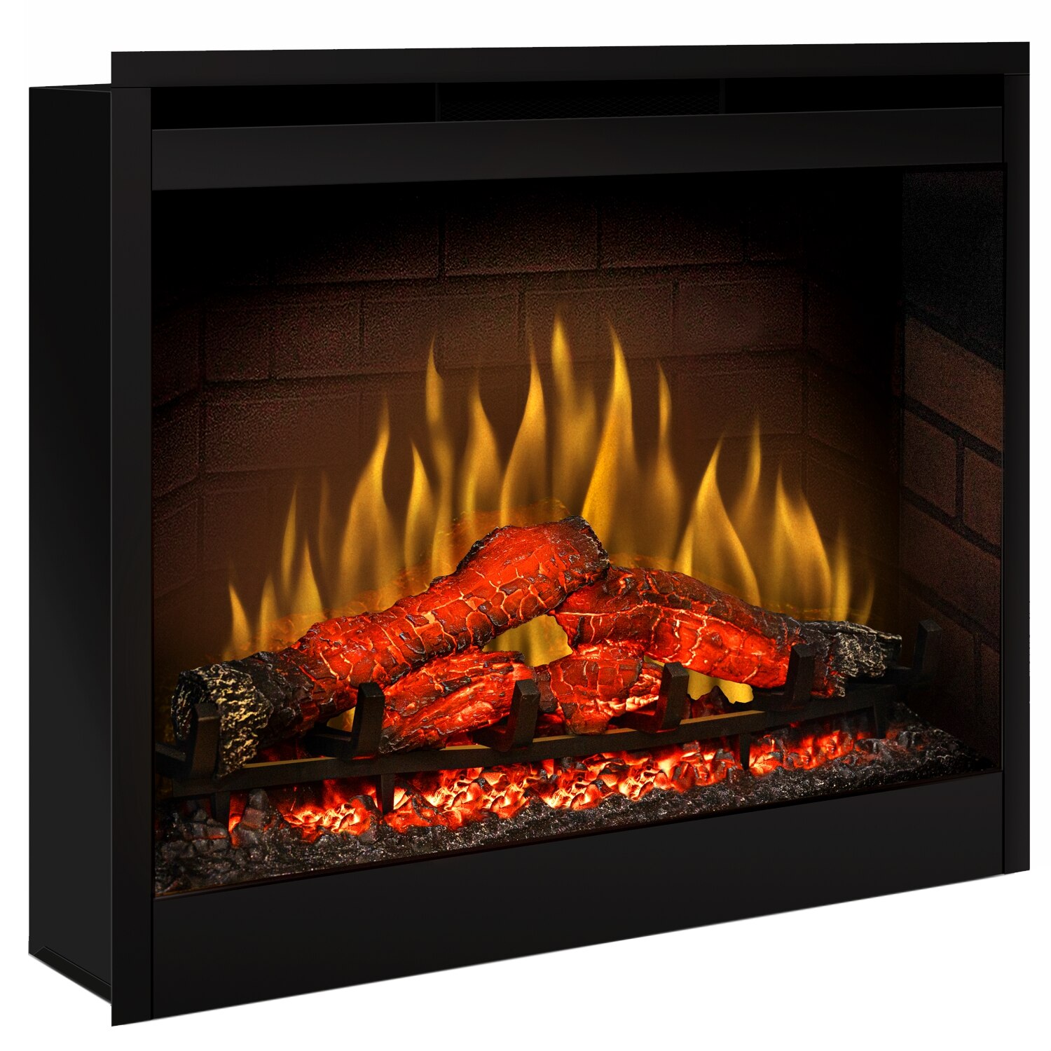 Semineu Essex Stejar - cu focar electric 3D Dimplex DF2608 cu sunet ...