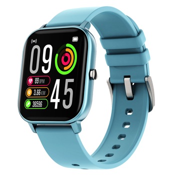Ceas Smartwatch iHunt Watch ME Temp Pro 2021, Termometru, Saturatie Oxigen, Ritm Cardiac, Tensiune Arteriala, Notificari, Pedometru, Monitorizare somn, iOS/Android, Blue Ceas Smartwatch iHunt Watch ME Temp Pro 2021, Termometru, Saturatie Oxigen, Ritm Cardiac, Tensiune Arteriala, Notificari, Pedometru, Monitorizare somn, iOS/Android, Blue