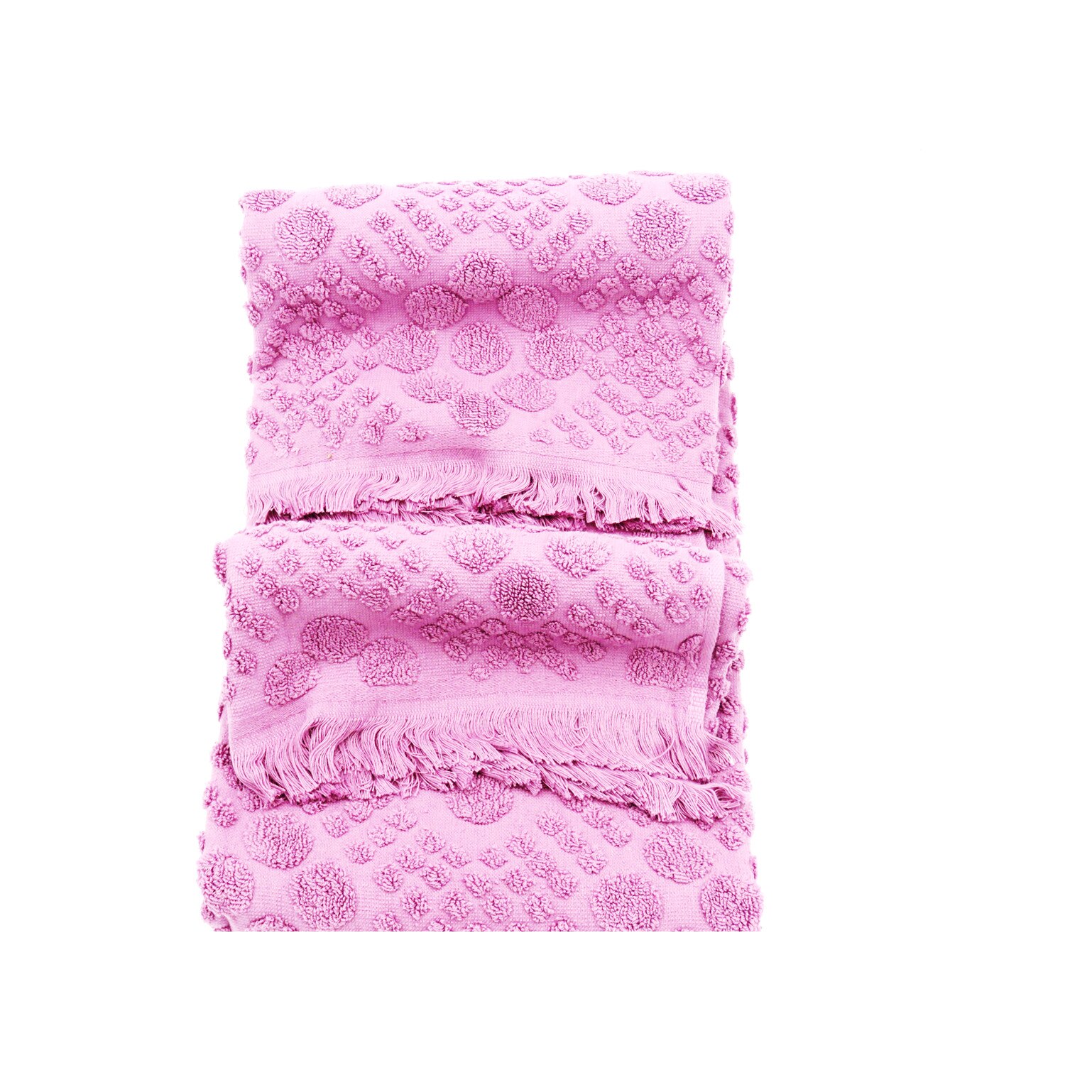 Prosop Flower Bumbac 100%,70x140cm, ciclam, Egipt