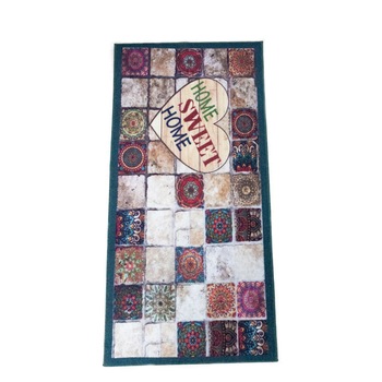 Covor bucatarie SAM Art 3 , 65x135 cm, grosime 3.5 mm, 1000g/mp, 100% poliamida, suport latex, model Home Sweet Home Covor bucatarie SAM Art 3 , 65x135 cm, grosime 3.5 mm, 1000g/mp, 100% poliamida, suport latex, model Home Sweet Home