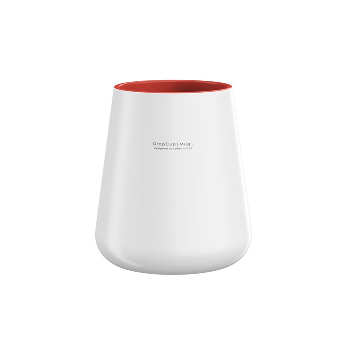 Allocacoc 10690RD Drop csésze, 290ml, Piros