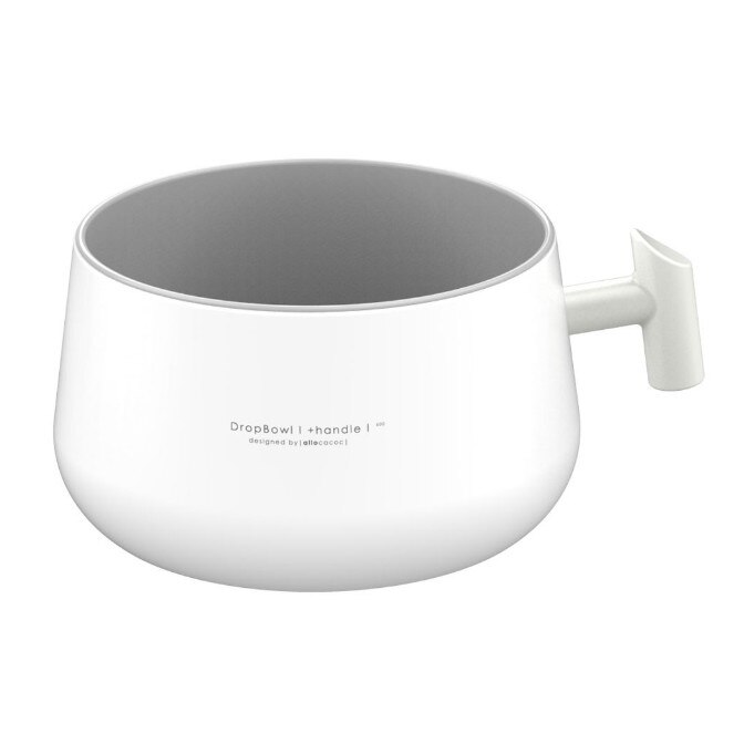 Bol Drop cu maner Allocacoc 10840GY, 600ml, Gri