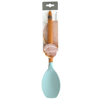 Spatula silicon Raki cu maner bambus Spatula silicon Raki cu maner bambus