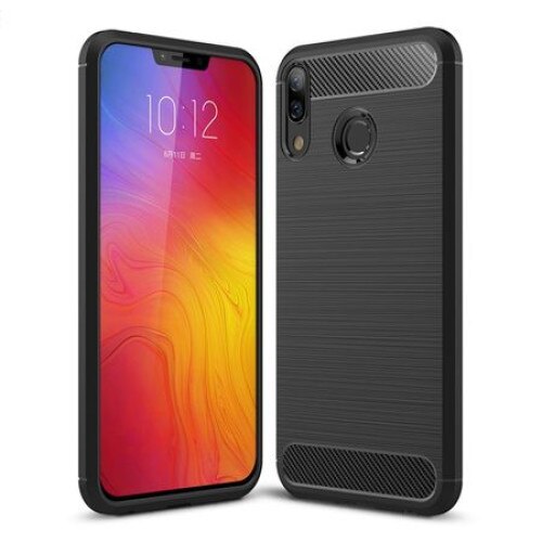 Husa protectie din carbon pentru Lenovo Z5, Negru