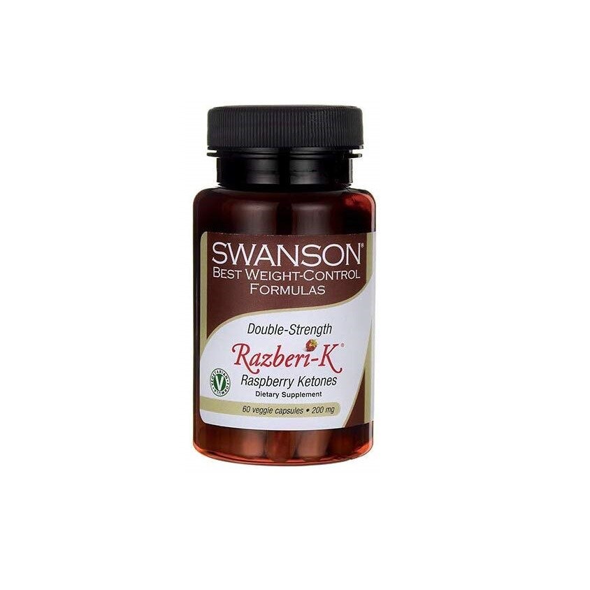 Supliment alimentar Swanson Putere Maxima Razberi-K 200mg, 60 Capsule