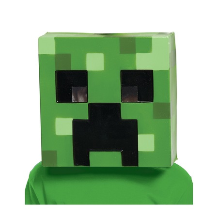 Masca Minecraft Creeper Pentru Copii, 27x27cm, Multicolor - eMAG.ro