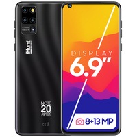 Telefon mobil iHunt Note 20 Apex 2021, Dual SIM, 16GB ROM, 2GB RAM, 3G, 6.9-inci HD+ IPS, Android 9, 3600mAh, Camera 13MP, Black