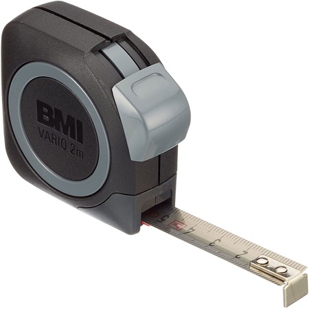 Рулетка с лента от неръждаема стомана, BMI Vario, 2м - eMAG.bg
