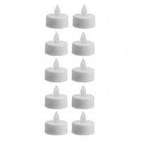 Set 12 lumanari tip pastila cu led PMS functionare realista cu baterii incluse