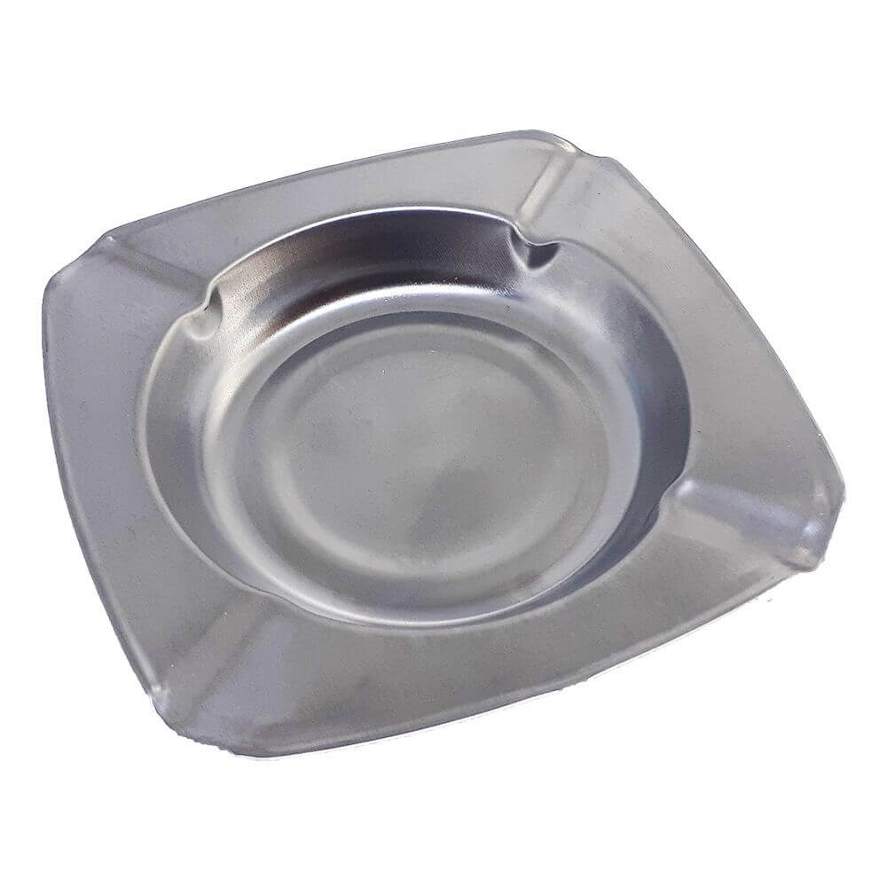 Scrumiera Patrata Cromata, Argintie