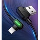 Cablu Date USB 90° la Lightning 90°, McDodo, 0.5m. Negru