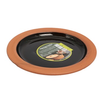 Farfurie mare din teracota Zigg zagg, 26 cm Farfurie mare din teracota Zigg zagg, 26 cm