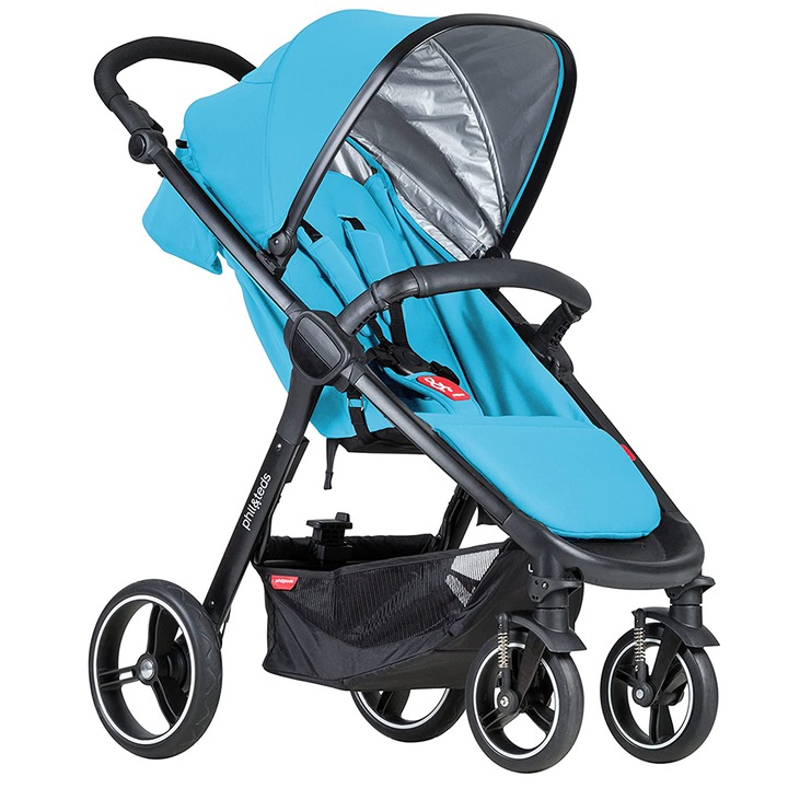 Количка Phil&Teds Smart V3, синя