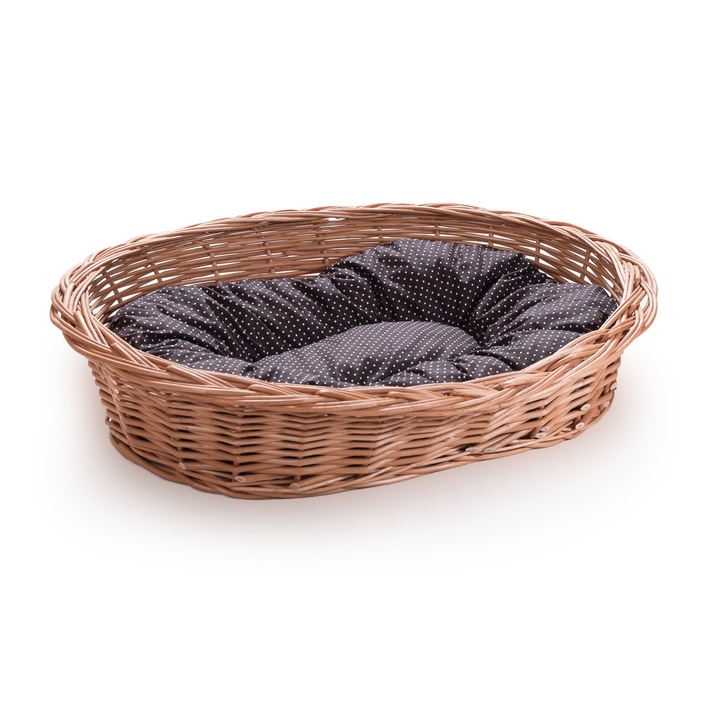 cosulet natural pentru caini si pisici wiklinowy-swiat perna maro cu puncte rachita 85 x 60 cm imagen 9_0_
6