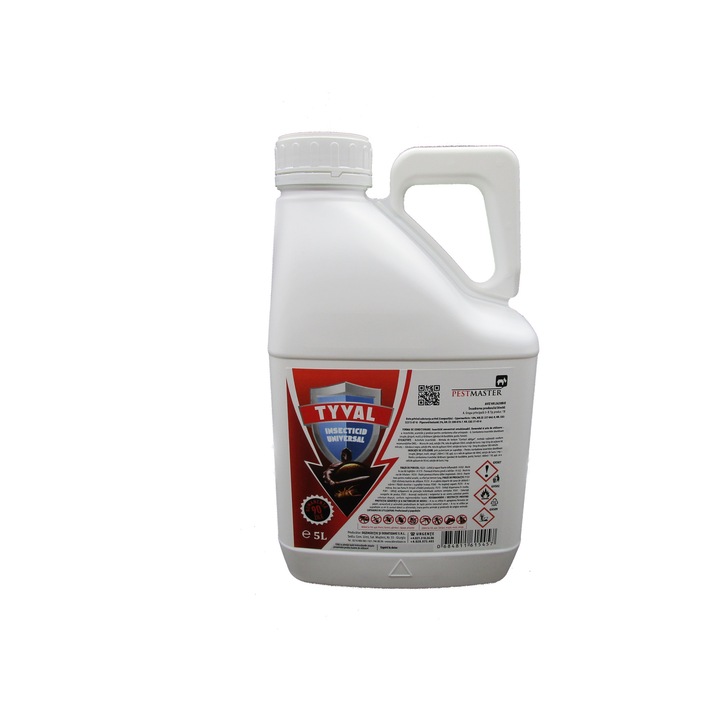 Pestmaster Tyval Univerzális Rovarölőszer Mászó, Repülő és Csípő Rovarok Ellen, 5 L