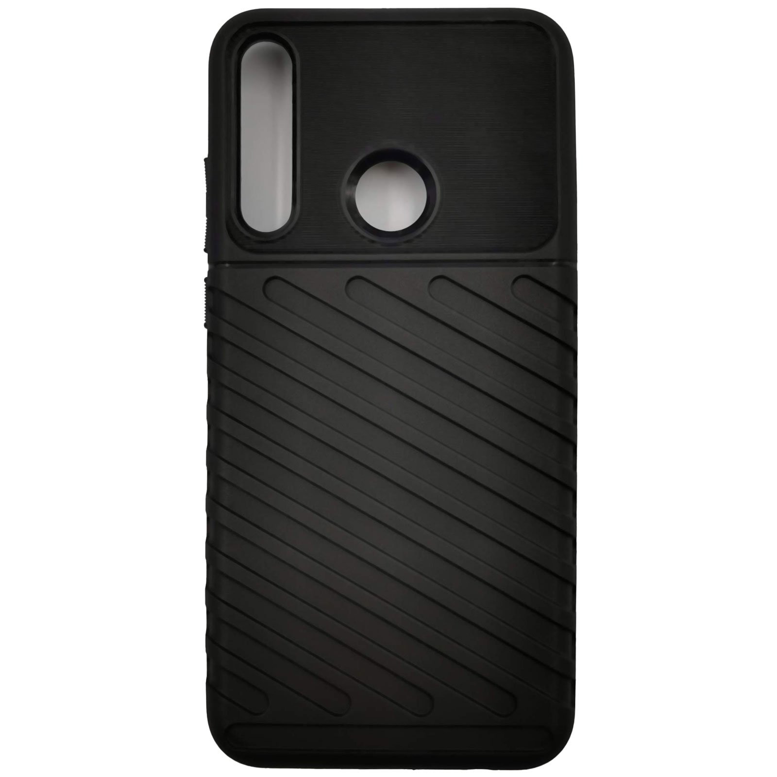 Husa Huawei Y6P model Thunder Defender Shock, Silicon, Antisoc, TPU, Viceversa Negru