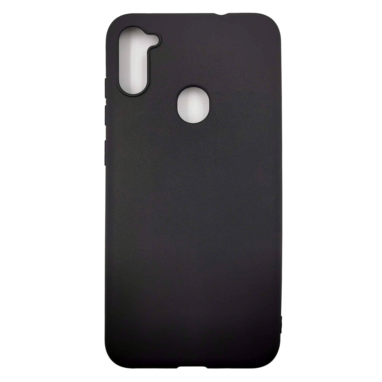 Husa silicon Samsung Galaxy A11 Matte, Antisoc, TPU, Viceversa Negru