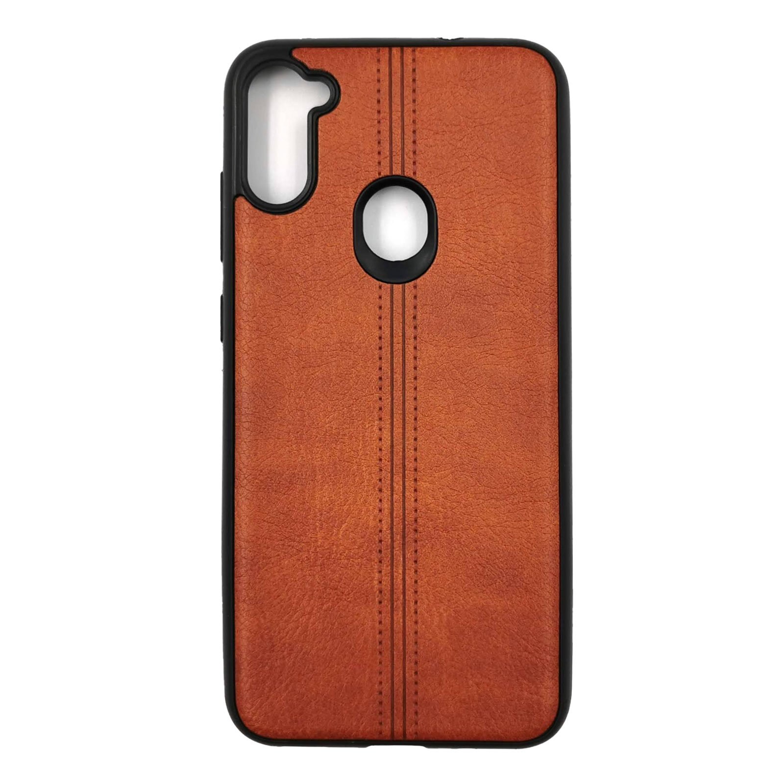 Husa Samsung Galaxy A11 model Stitches Leather Texture, Silicon, TPU Viceversa Maro