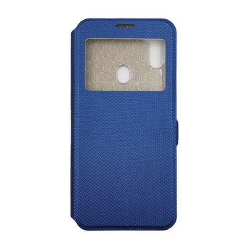 Husa Flip Carte Samsung Galaxy A11 model S-View cu Stand Telefon, Antisoc, Viceversa Albastru Husa Flip Carte Samsung Galaxy A11 model S-View cu Stand Telefon, Antisoc, Viceversa Albastru