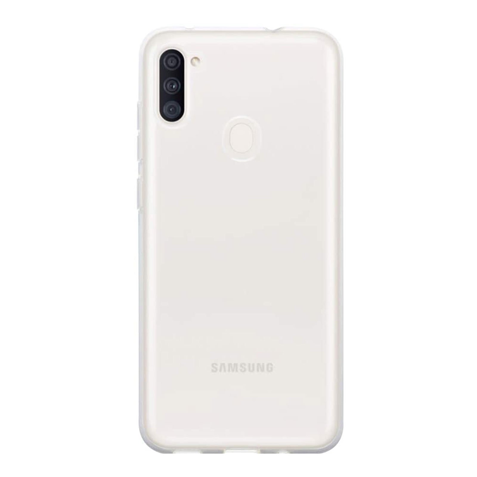 Husa silicon Samsung Galaxy A11 Matte, Antisoc, TPU, Viceversa Transparent