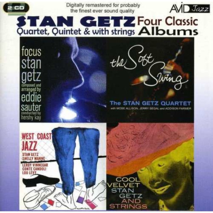 Stan Getz: Four Classic Albums (Focus / The Soft Swing / West Coast Jazz / Cool Velvet) [2CD]
