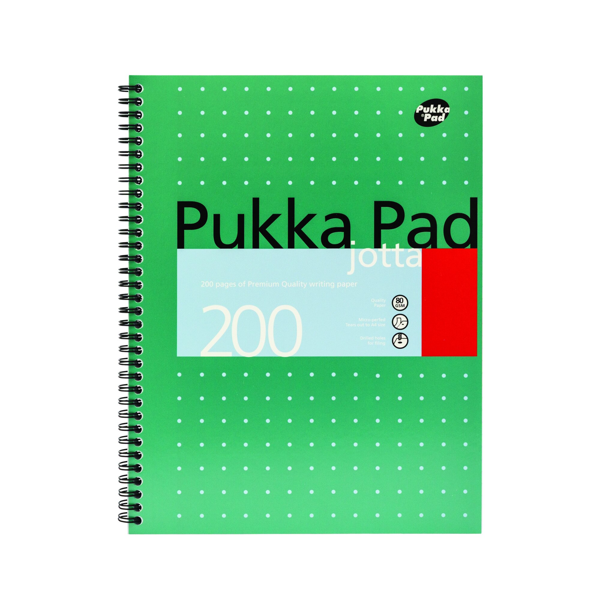 Caiet cu spirala Pukka Metallic Jotta A4