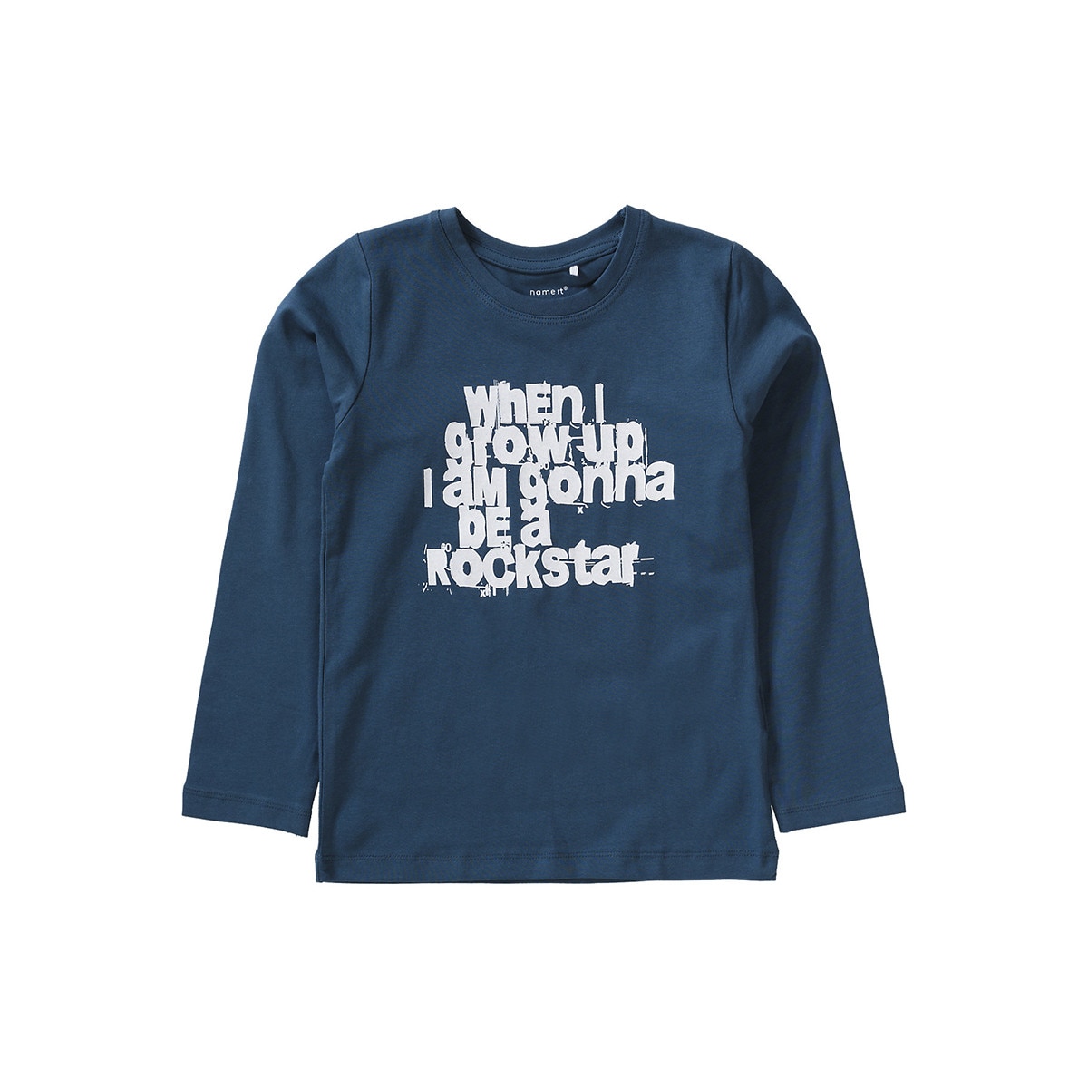 Bluza cu imprimeu baieti, Name It, bleumarin, 92 cm, 18-24 luni