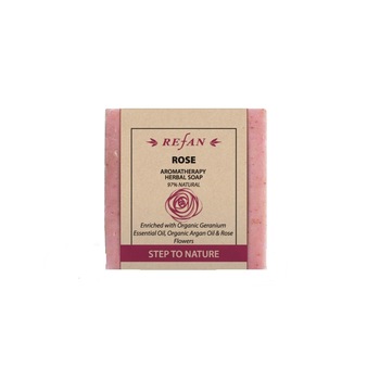 Sapun de plante, Refan, ROSE, 120 gr Sapun de plante, Refan, ROSE, 120 gr