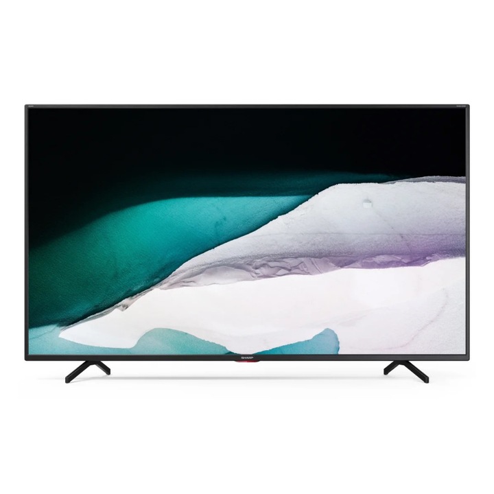 Телевизор Sharp LC-65UK7554E, 50” 4K Ultra HD Android TV, Черен