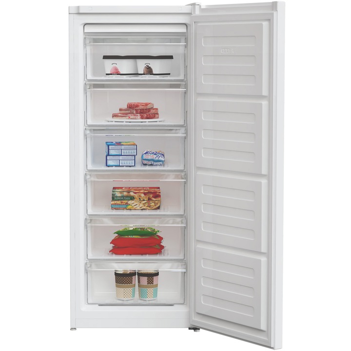 Congelator Arctic AC54210M30W, 6 compartimente, 168 l, Congelare rapida, Clasa F, H 135.7 cm, Alb