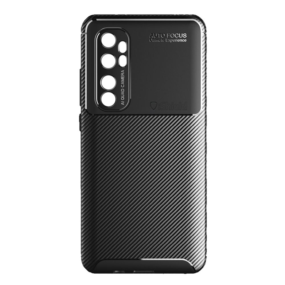 Husa Xiaomi Mi Note 10 Lite - silicon soft antisoc, flexibil, Armor Carbon Skin - iShield®